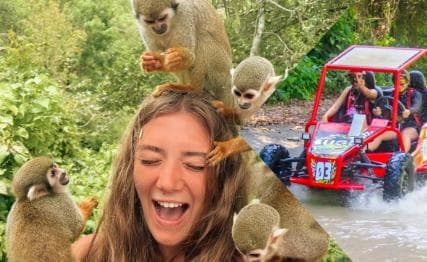 Land of Monkeys Plus ATV Buggies Adventure in Puerto Plata