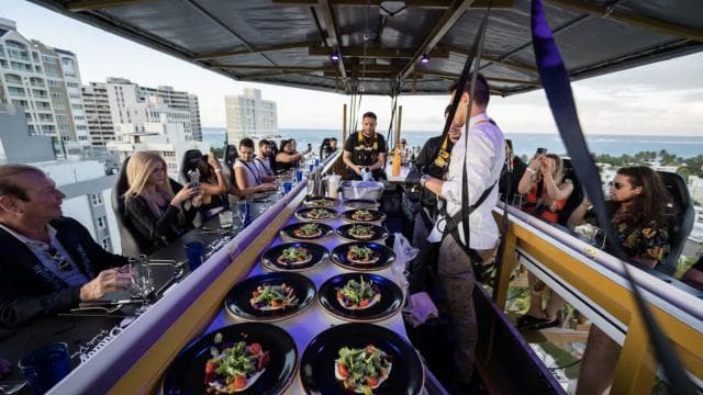 San Juan: FlyDining Elevated Dining Experience