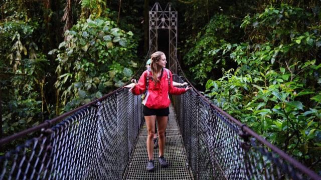 La Fortuna: Hanging Bridges, Arenal Volcano, and Falls Tour