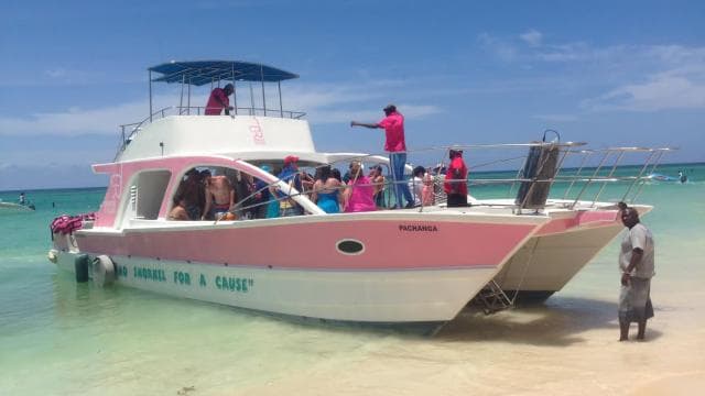 Punta Cana: Private Party Boat with Slide and BBQ