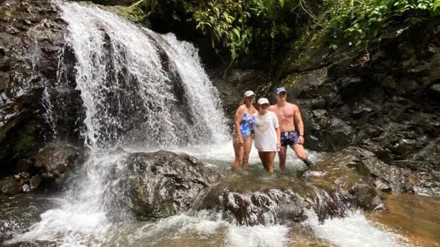 Jaco: 10 Hidden Waterfalls Hike with Local Food Experience