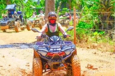 Punta Cana ATV Adventure: Beach & Cenote Tour with Pickup