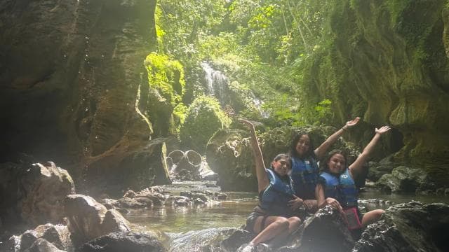 Charco Azul, Caves, Waterfalls, Beach, Free Adult Drinks