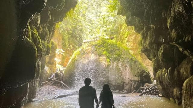 San Juan: Cave, Waterfall, & River Adventure in Charco Azul