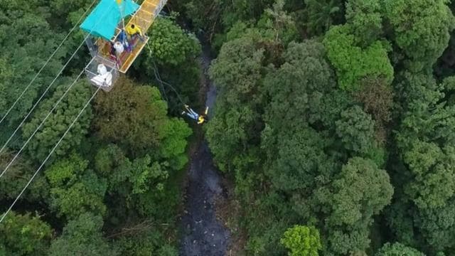 La Fortuna: Bungee Jump & Canopy Zipline
