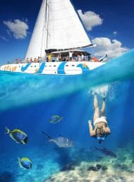 Puerto Plata: Sosúa Catamaran Day Trip with Lunch and Drinks