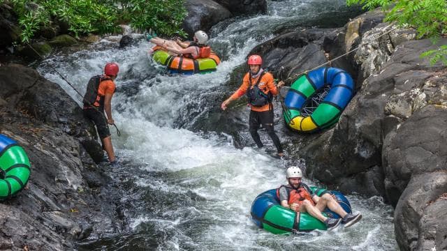 One Day: Ziplining, River Tubing, and Horseback Riding Trip