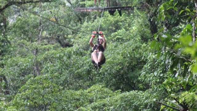 CostaRica: Cloud Forest Canopy Tour w/TarzanSwing & Superman