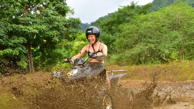 Jaco Beach: Zip Line and ATV Adventure Combo Tour
