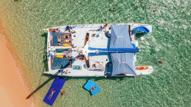 From Fajardo: Icacos Island Full-Day Catamaran Trip
