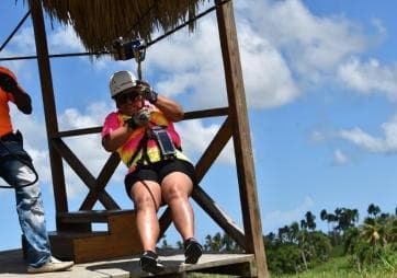 Private: Punta Cana ZipLine Adventure with Suspension Bridge