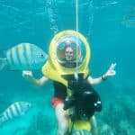 From Punta Cana: ScubaDoo, Snorkel & Glass Bottom Boat Tour