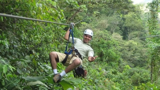From La Fortuna: Zip-Line and Rafting Adventure