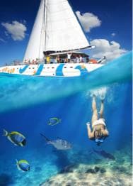 Puerto Plata: Catamaran Snorkeling Trip with Buffet