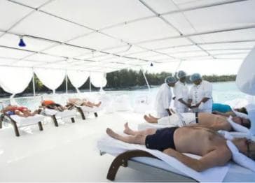 Private: Adults-Only Floating Ocean Spa with Massage & Yoga