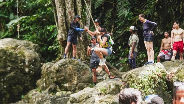 From San Juan: El Yunque Rainforest and Waterslide Tour VIP