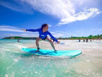 Punta Cana: Macao Surf Camp Private Surfing Lesson w/ Pickup