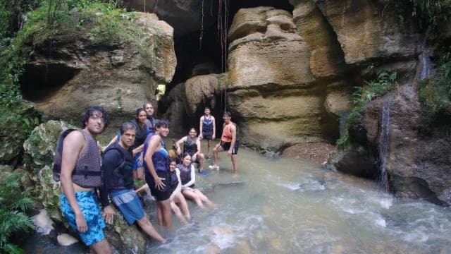Caves, Canyon & Waterfall Adventure in Charco Azul
