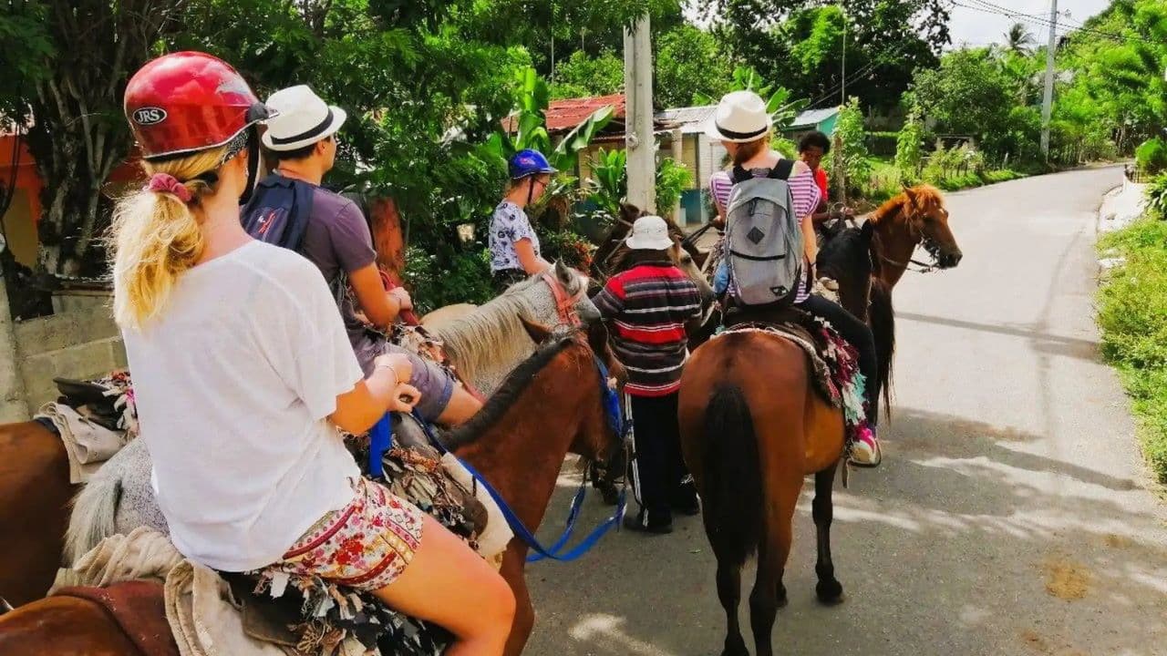 From Puerto Plata: Horseback ride along the mountain river