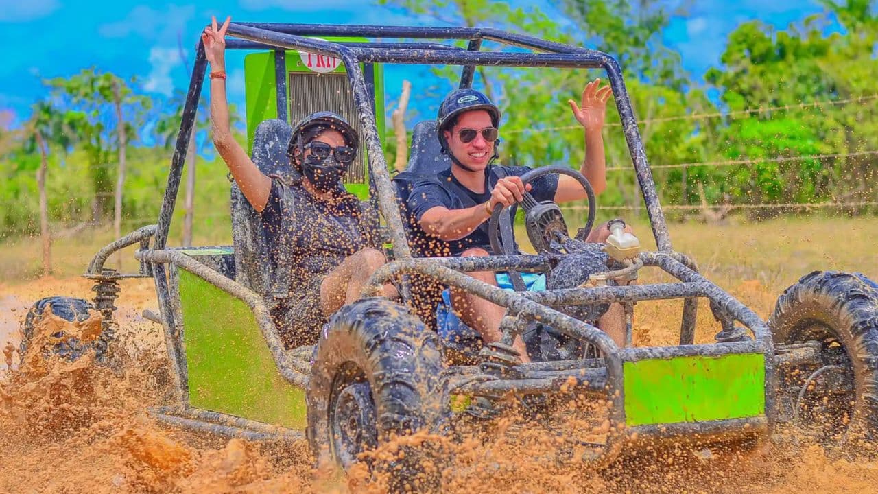Punta cana : Off-road buggy adventure with cenote cave swim and beach