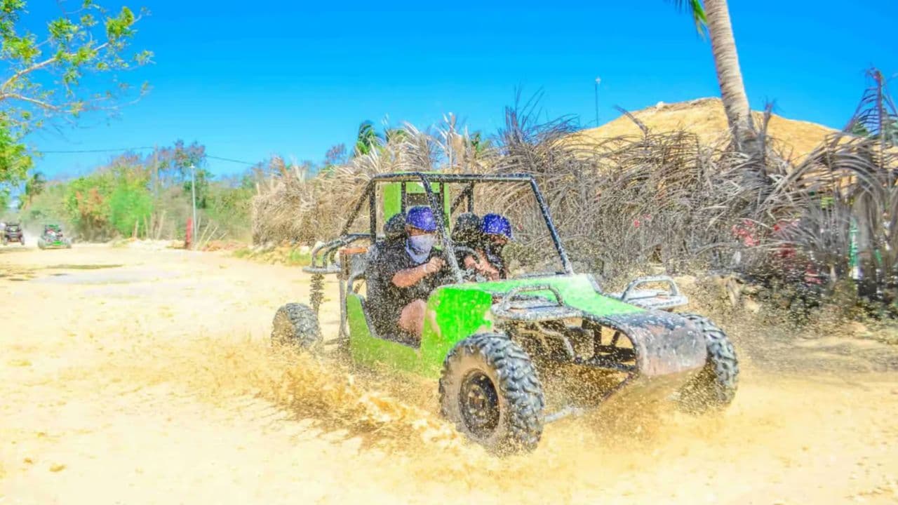 Punta cana : Off-road buggy adventure with cenote cave swim and beach