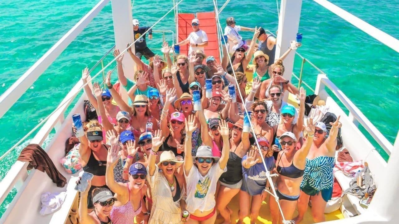 Party boat in Punta Cana with Open Bar and Reef Snorkeling