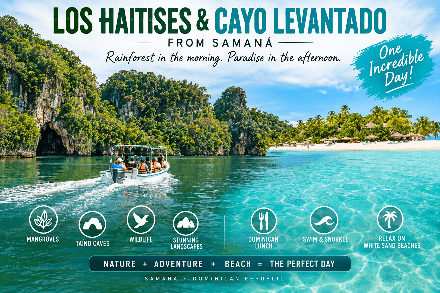 Los Haitises & Cayo Levantado from Samaná: Tour Guide 2026